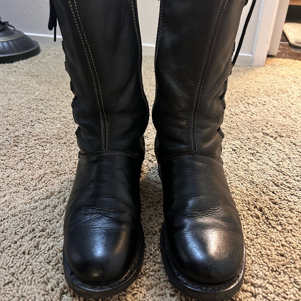Harley-Davidson Black Leather Boots